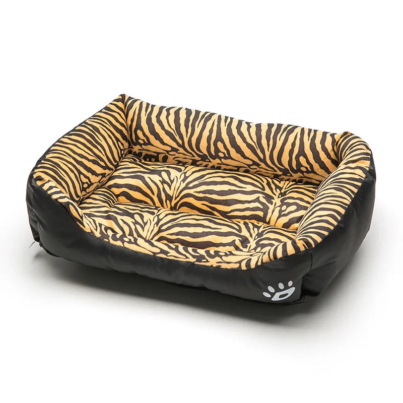 Large Pet Bed Square Plush