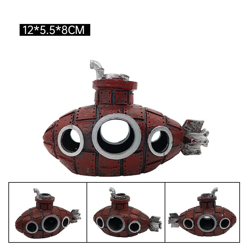 Submarine Ornaments Aquarium Decorations