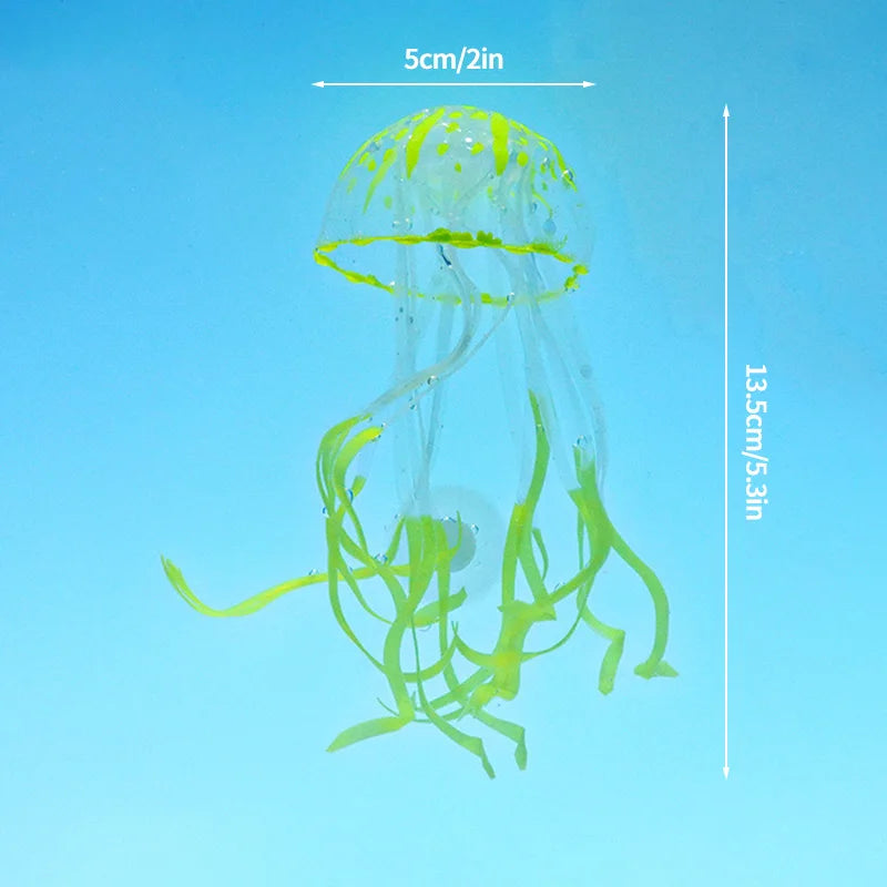 Glowing Jellyfish Aquarium Decorations