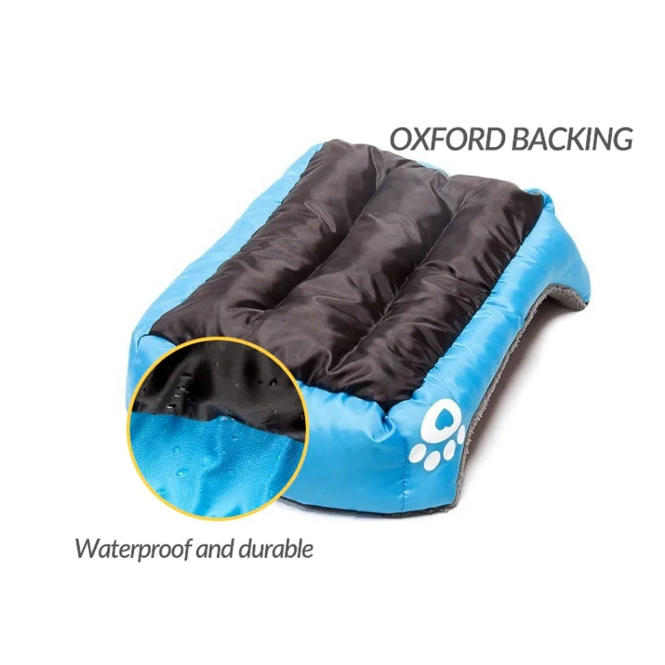 Large Pet Bed Square Plush