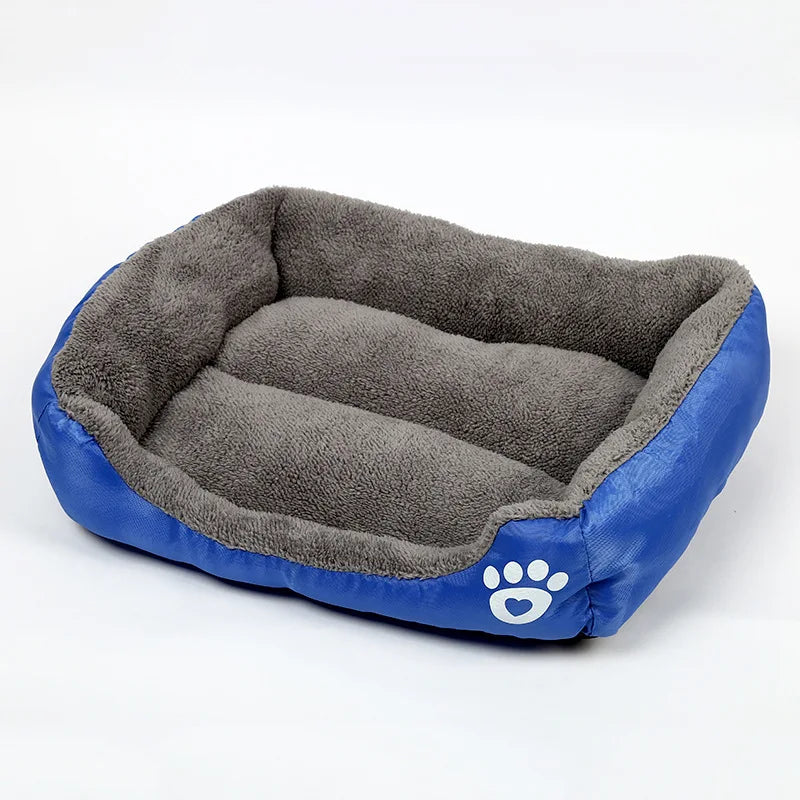 Large Pet Bed Square Plush