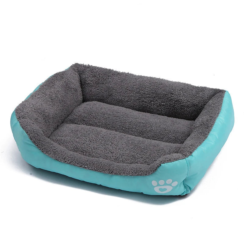 Large Pet Bed Square Plush