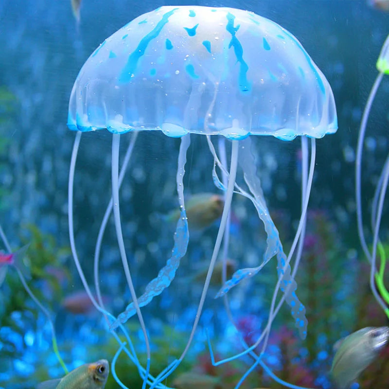 Glowing Jellyfish Aquarium Decorations
