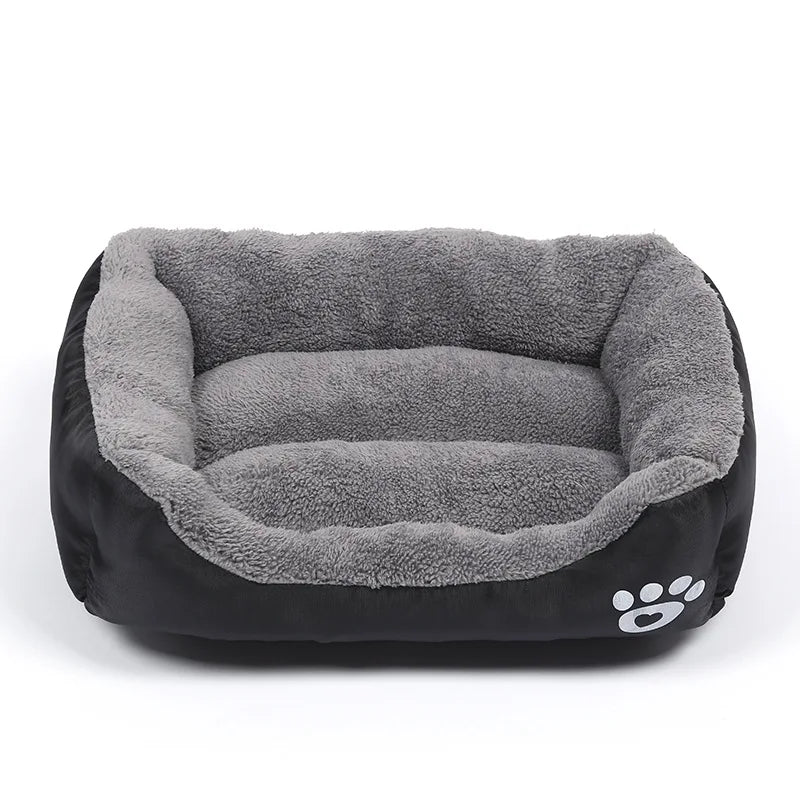 Large Pet Bed Square Plush