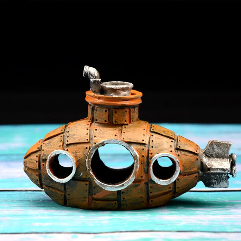 Submarine Ornaments Aquarium Decorations