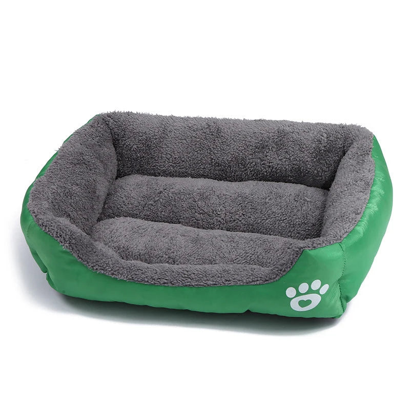 Large Pet Bed Square Plush