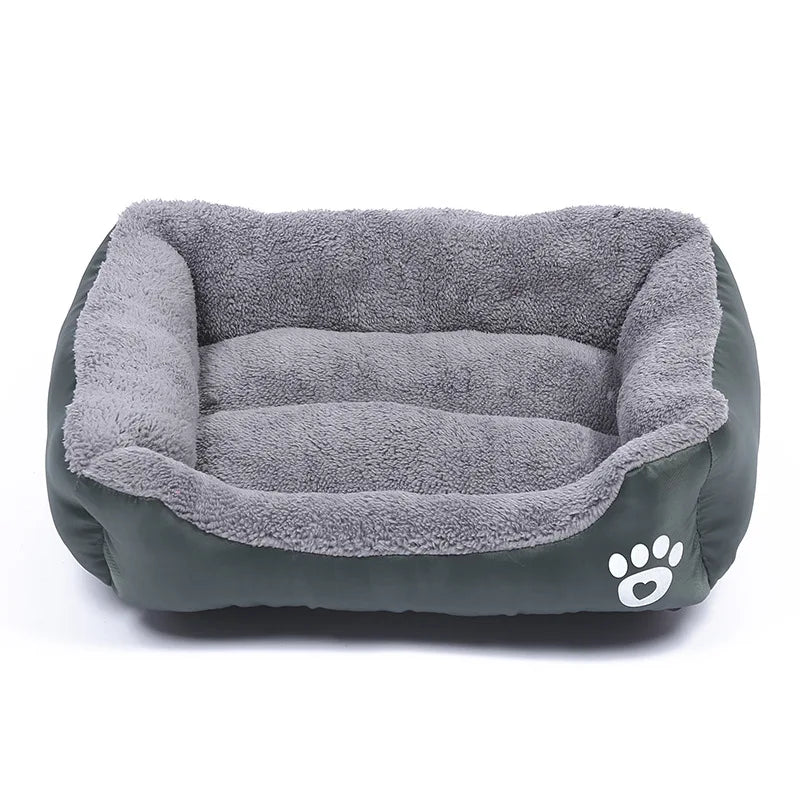 Large Pet Bed Square Plush
