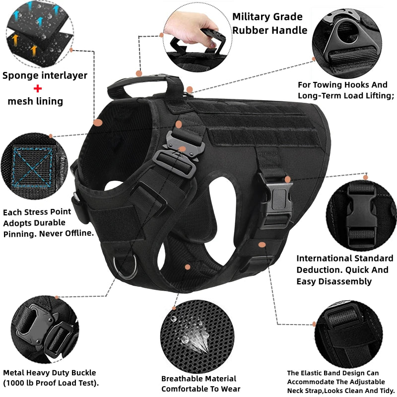 K9 Tactical Military Vest Pet