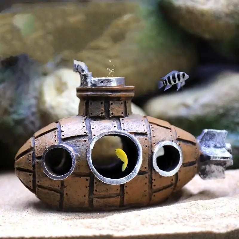 Submarine Ornaments Aquarium Decorations