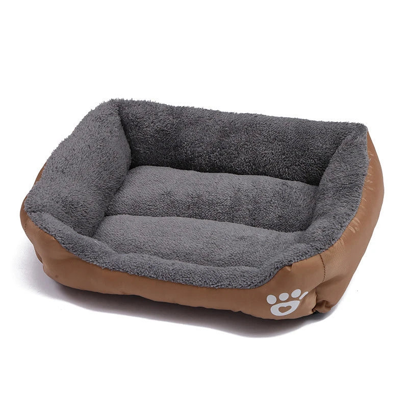 Large Pet Bed Square Plush