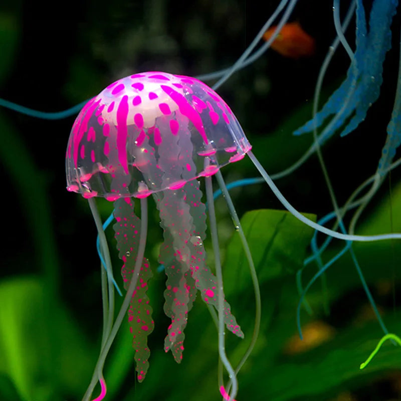 Glowing Jellyfish Aquarium Decorations