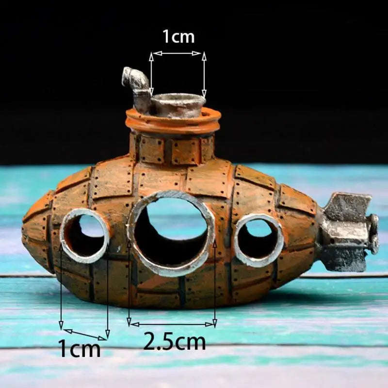 Submarine Ornaments Aquarium Decorations