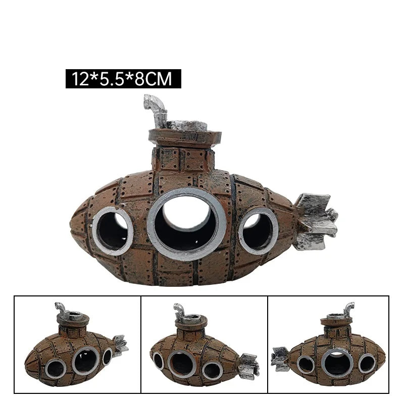 Submarine Ornaments Aquarium Decorations