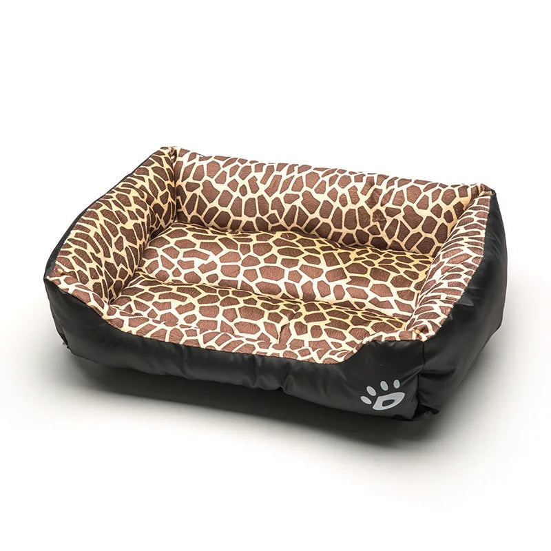 Large Pet Bed Square Plush