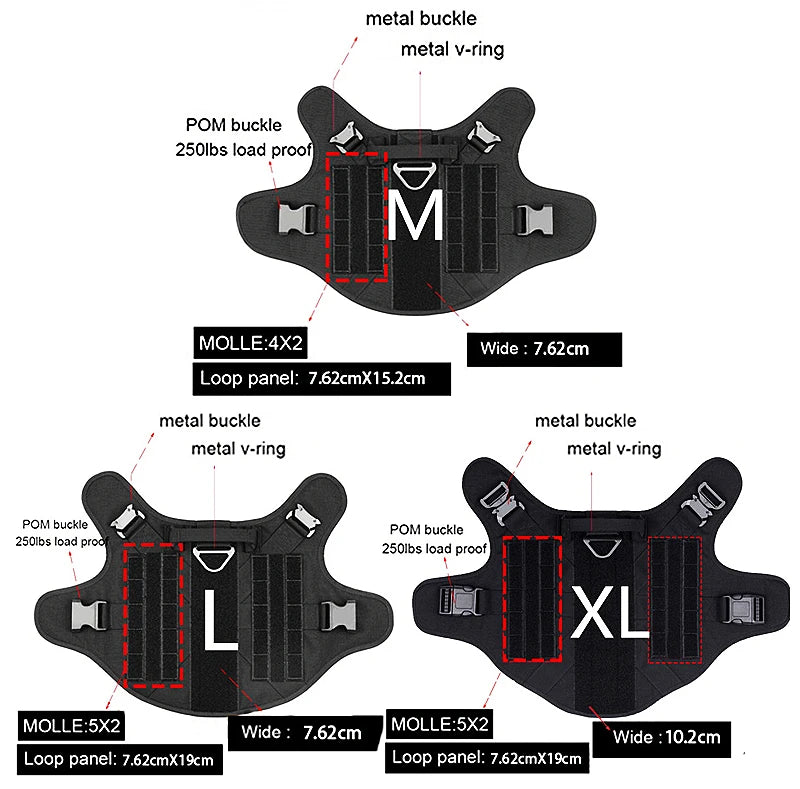 K9 Tactical Military Vest Pet