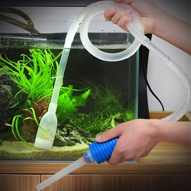 Aquarium Siphon For Quick Water Changes And Gravel Cleaning