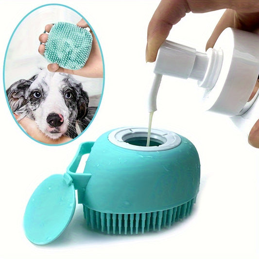 Silicone Pet Shampoo Brush - Gentle Massage Rubber