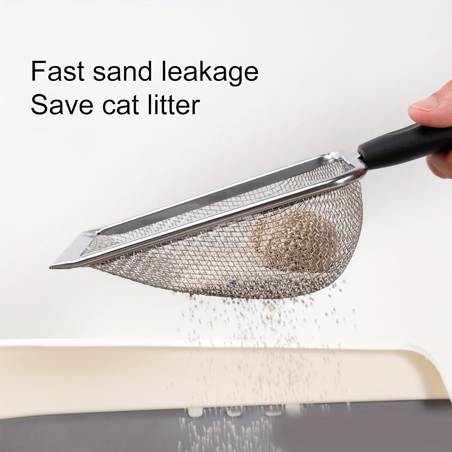 Stainless Steel Pet Litter Shovel