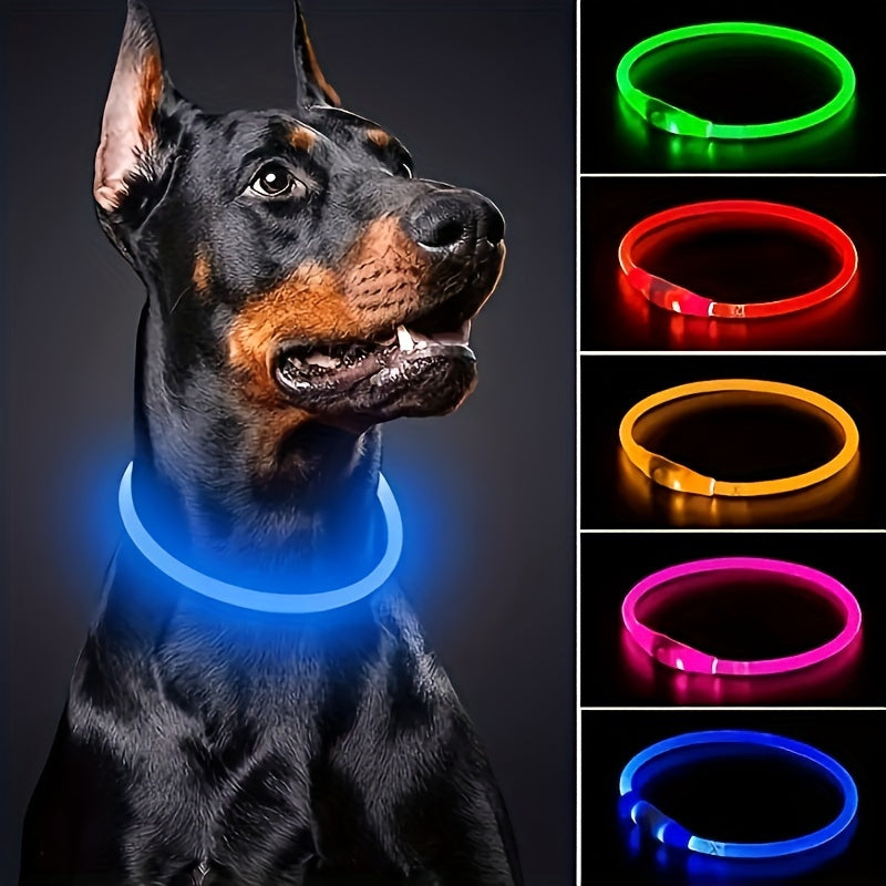 Dog's LED Light Collar