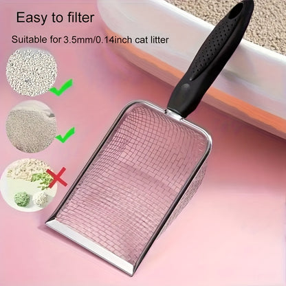 Stainless Steel Pet Litter Shovel