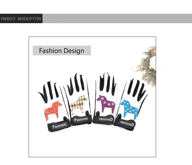 Children Equestrian Gloves