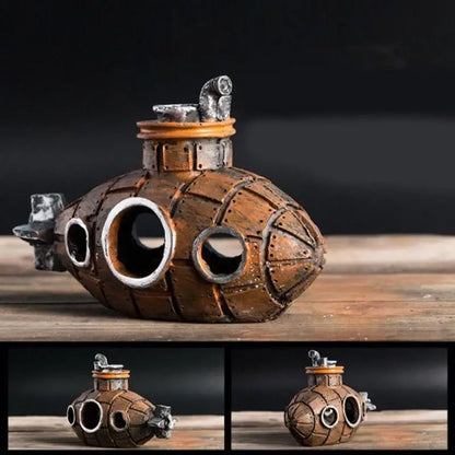 Submarine Ornaments Aquarium Decorations