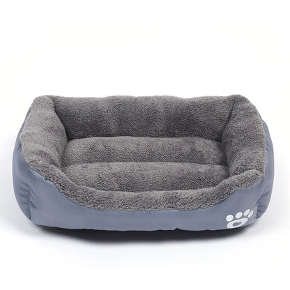 Large Pet Bed Square Plush