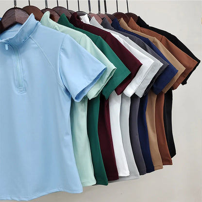 Equitation  Short Sleeve Horse Riding for woman