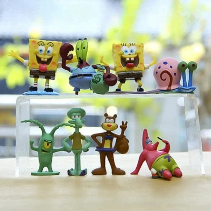 Spongebobs Figures Fish Tank Decoration