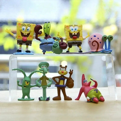 Spongebobs Figures Fish Tank Decoration