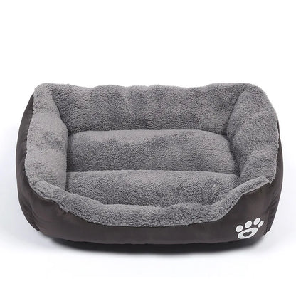 Large Pet Bed Square Plush