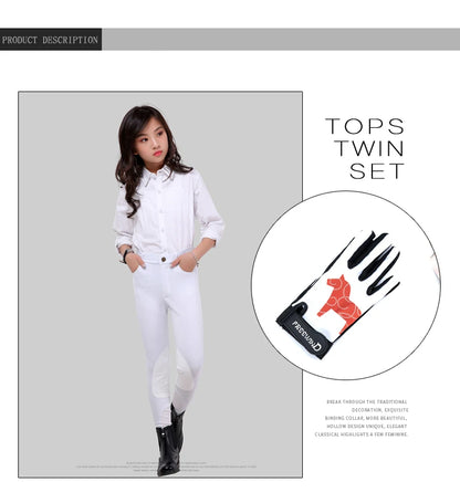 Children Equestrian Gloves