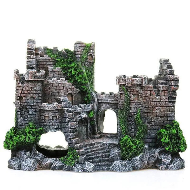Castle Fish Tank Decoration