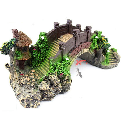 Fish Tank Artificial Bridge Decoration