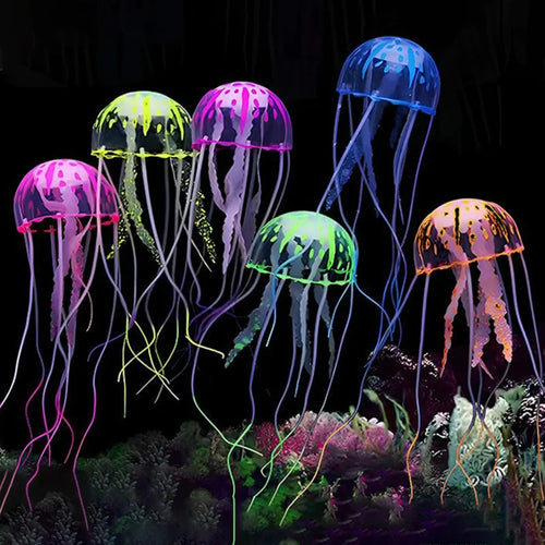 Glowing Jellyfish  Aquarium Decorations