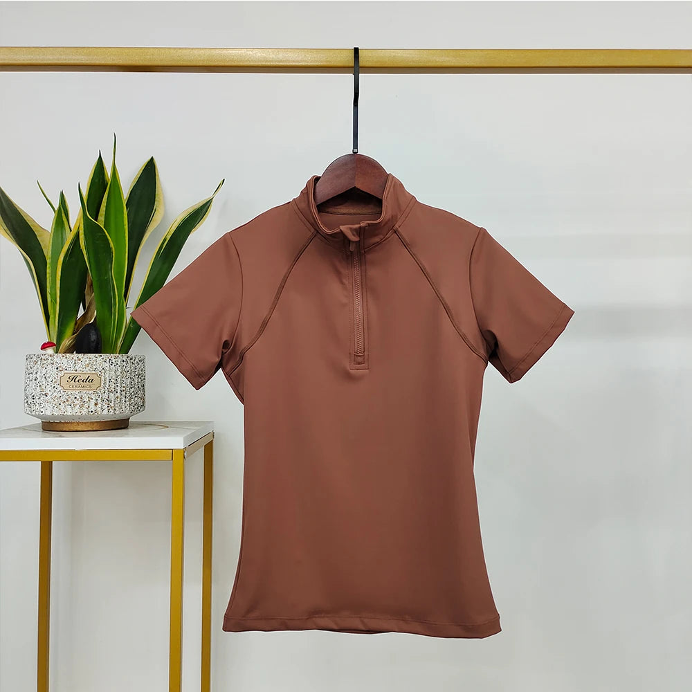 Equitation  Short Sleeve Horse Riding for woman