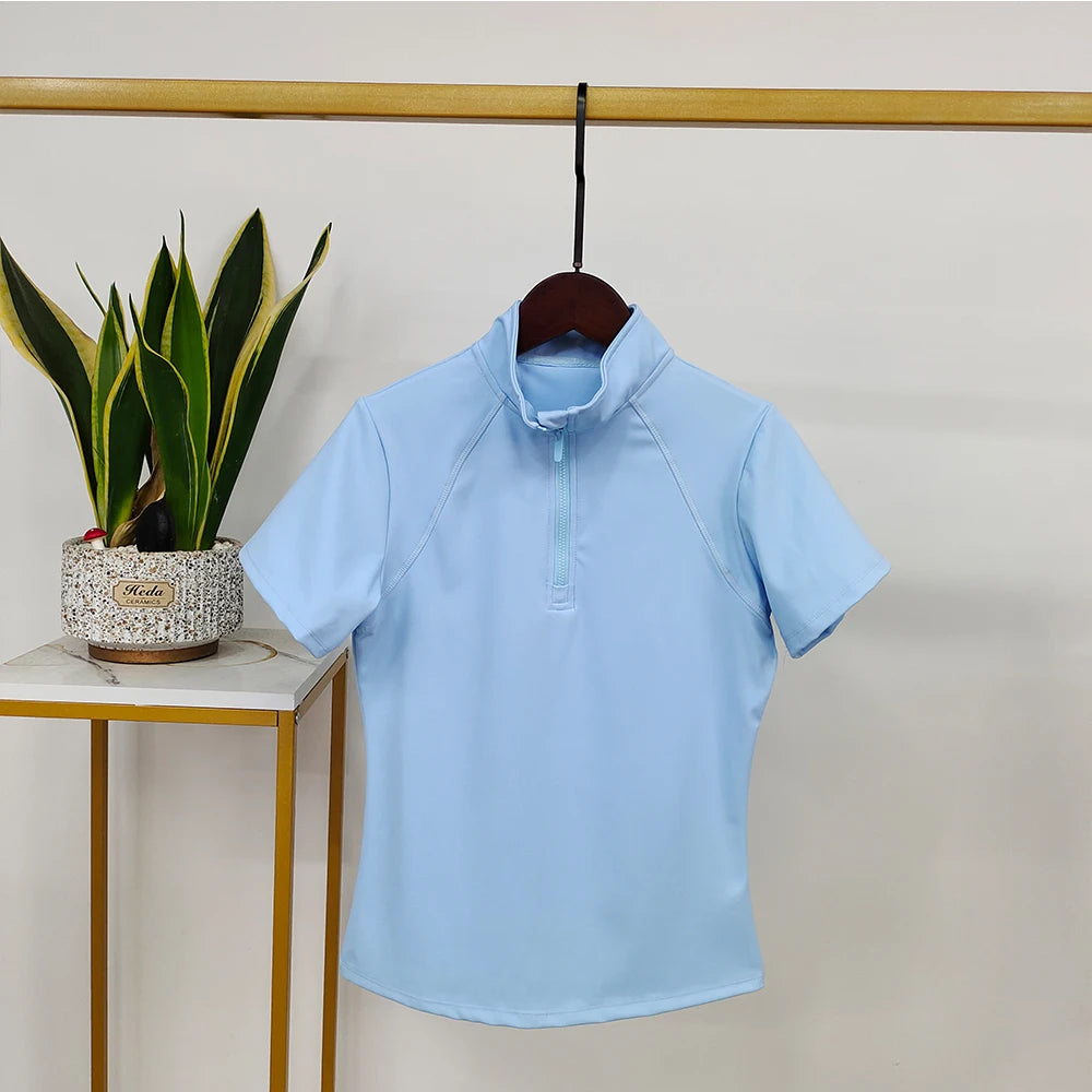 Equitation  Short Sleeve Horse Riding for woman
