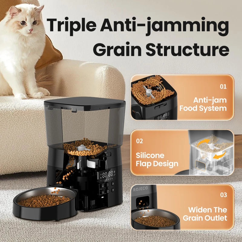 ROJECO 2L Automatic Feeder For Cats