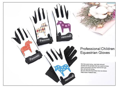Children Equestrian Gloves