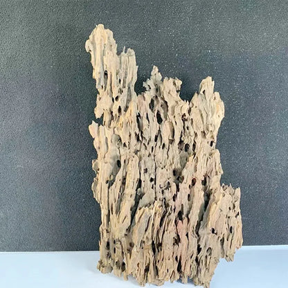 Fish Tank Decorations Natural Porous Wooden