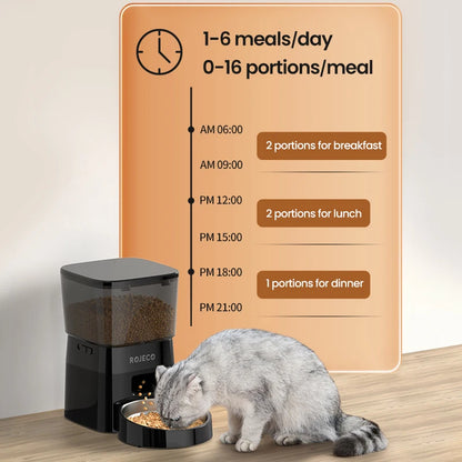 ROJECO 2L Automatic Feeder For Cats