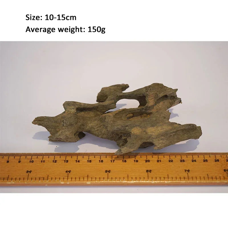 Fish Tank Decorations Natural Porous Wooden