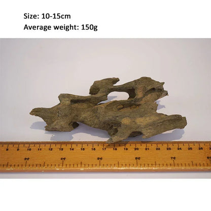 Fish Tank Decorations Natural Porous Wooden