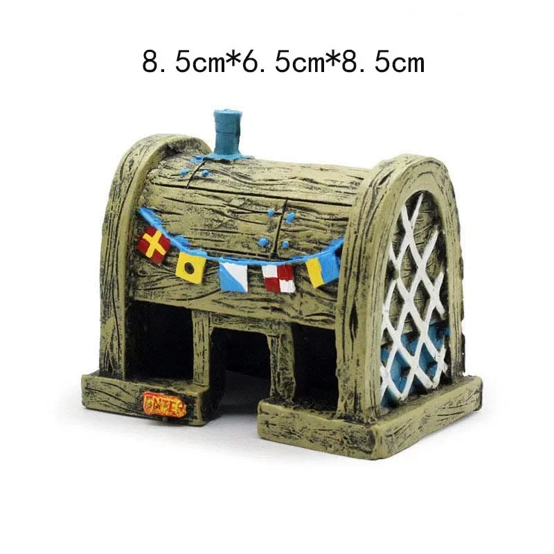 Spongebobs Figures Fish Tank Decoration