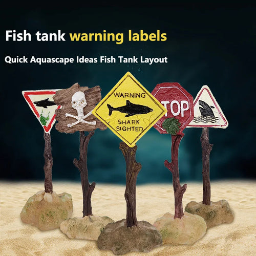 Creative Resin Fish Tank Decoration