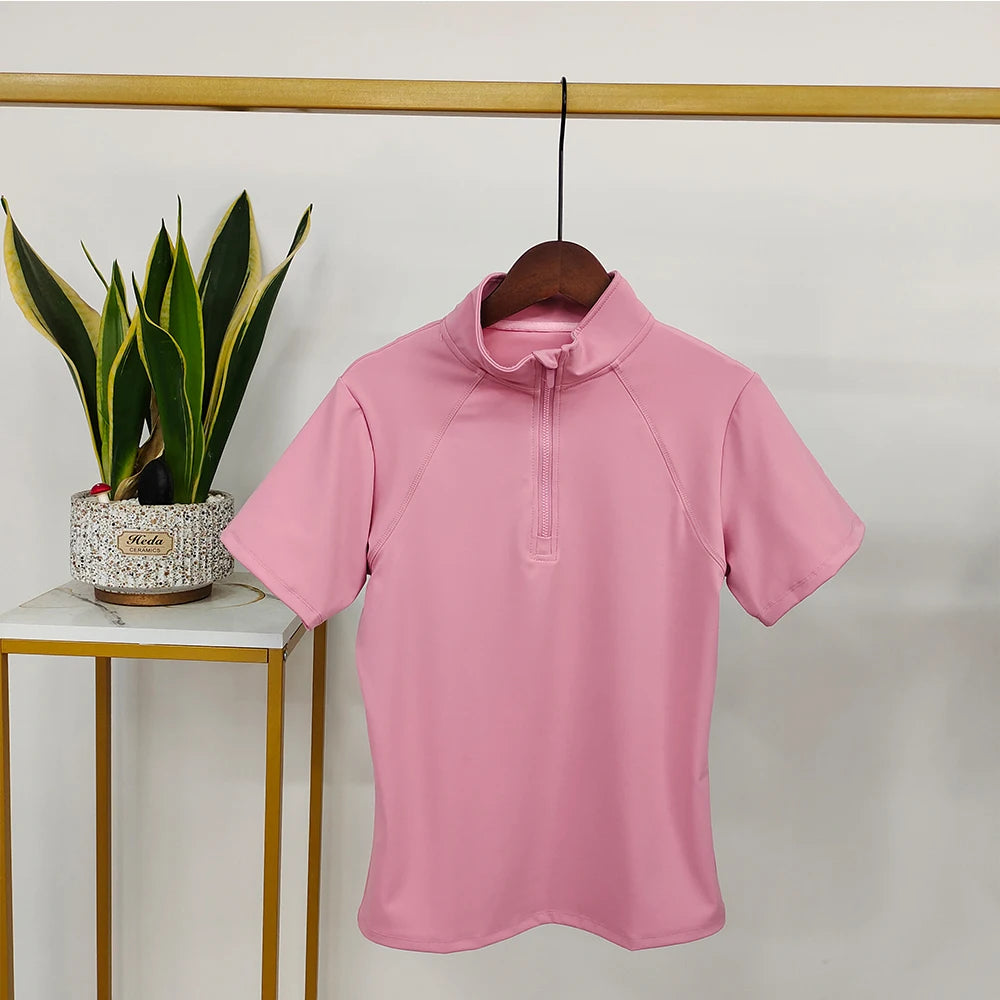 Equitation  Short Sleeve Horse Riding for woman