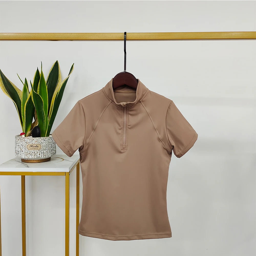 Equitation  Short Sleeve Horse Riding for woman