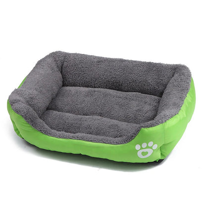 Large Pet Bed Square Plush