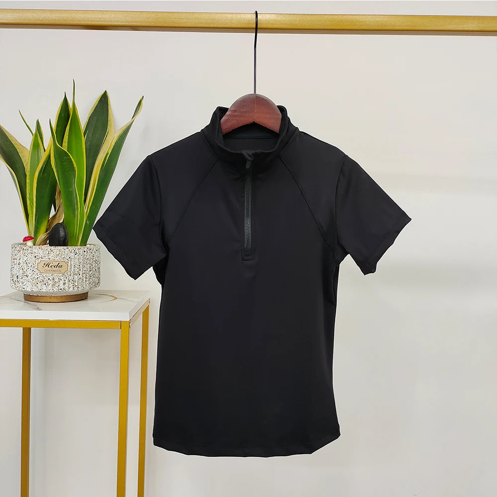 Equitation  Short Sleeve Horse Riding for woman