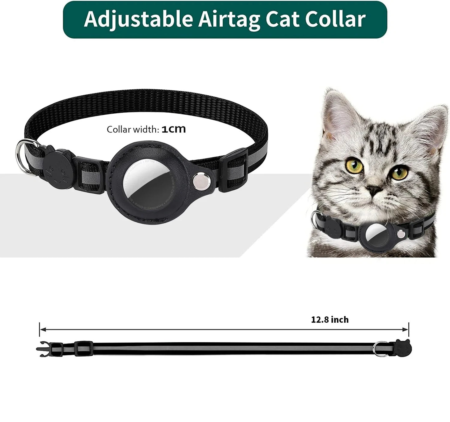 Cat AirTag Holder Collar